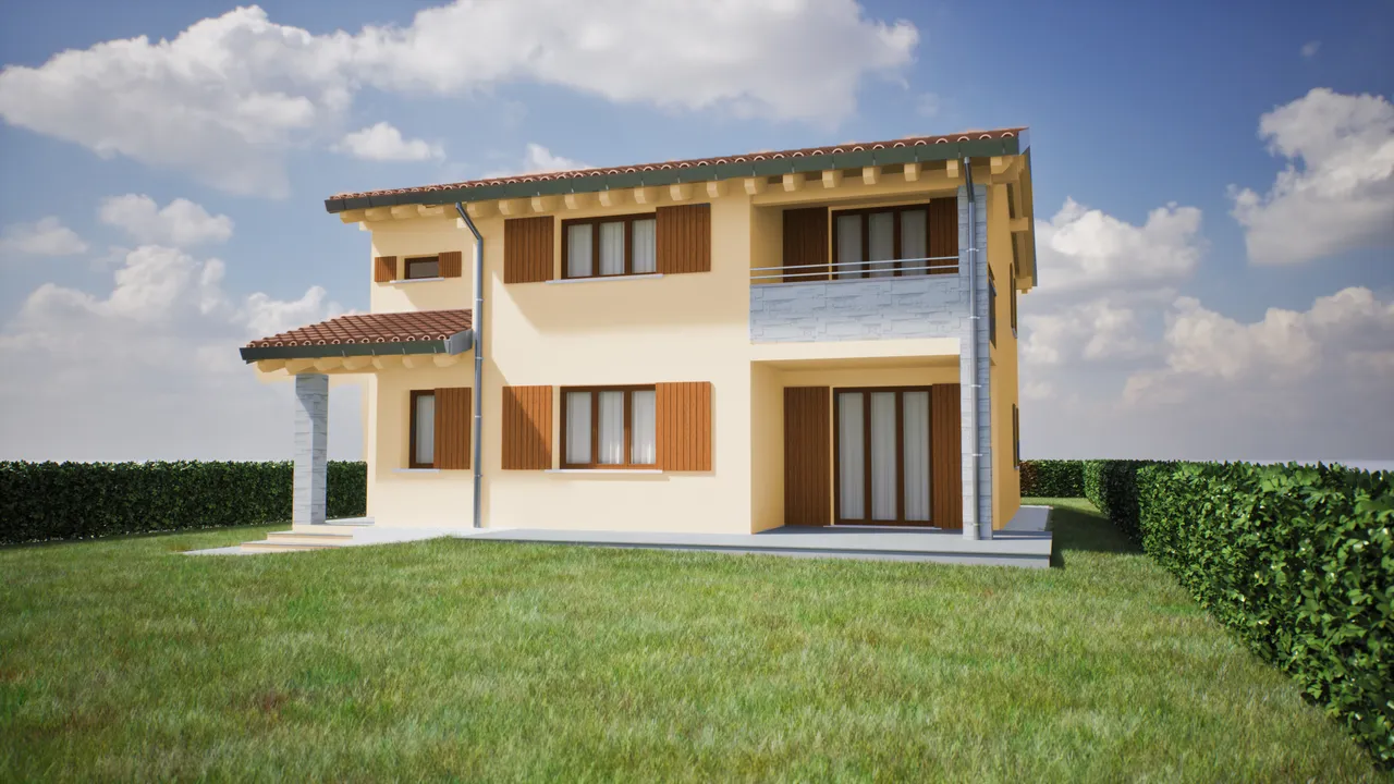 Vista villa Daniela