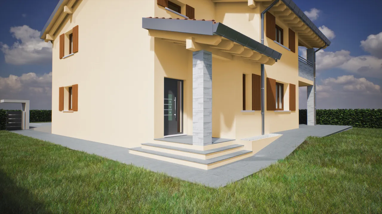 Vista villa Daniela