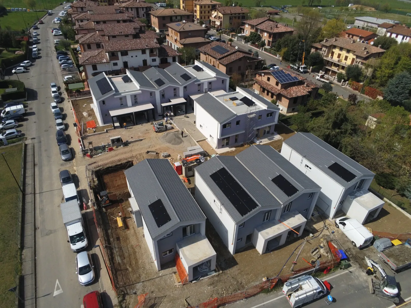 Un quartiere di moderne ed efficienti villette in bioedilizia