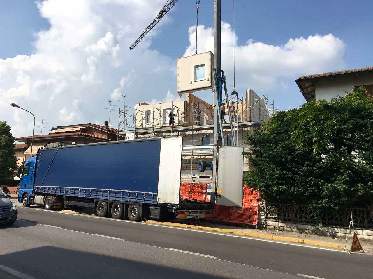 Una nuova costruzione al posto di un rudere...